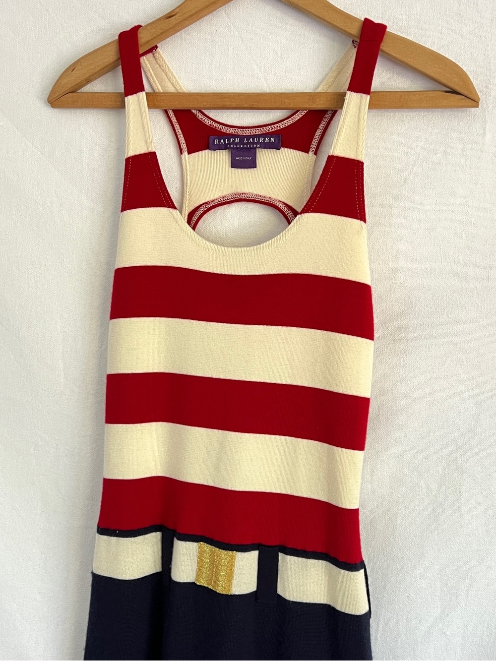 VTG Ralph Lauren Purple Label maxi dress Italy 100% Cashmere M Runway Y2K - Picture 5 of 14